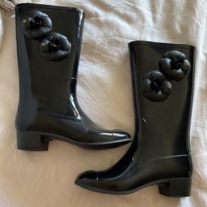 Chanel Rainboots